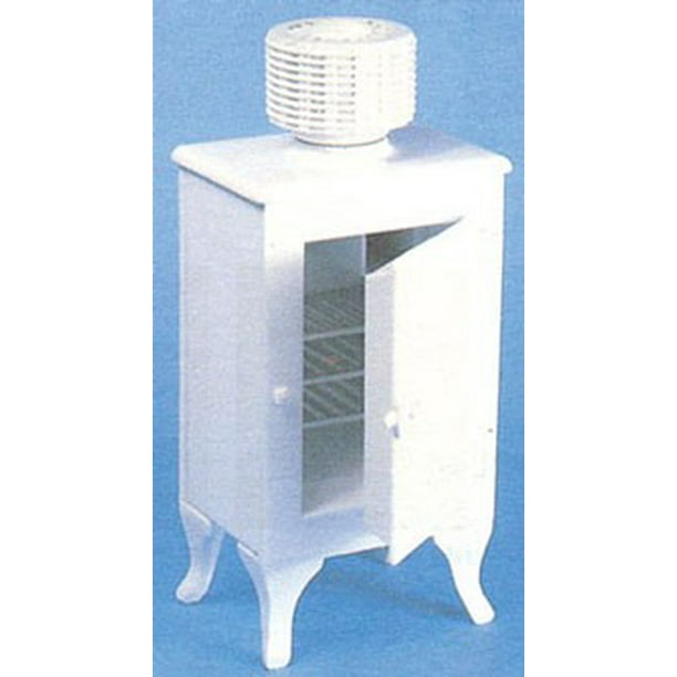 Dolls House Cast Iron Monitor Top Refrigerator 1:12 1920/'s Kitchen Furniture